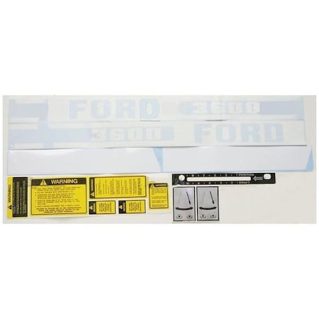 Aftermarket New Decal Kit Fits Ford Complete3600 MAE30-0149